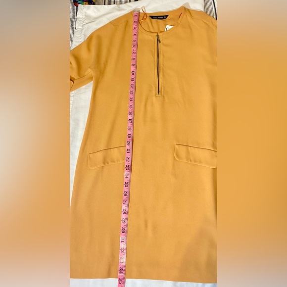 Zara Woman Orange Dress - Picture 6 of 6